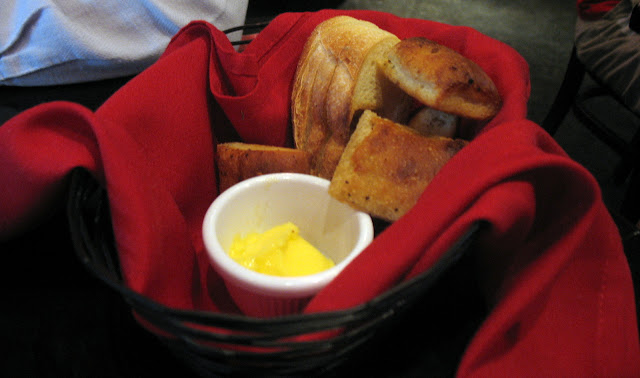 Basket of Hot bread from Tomato Cafe