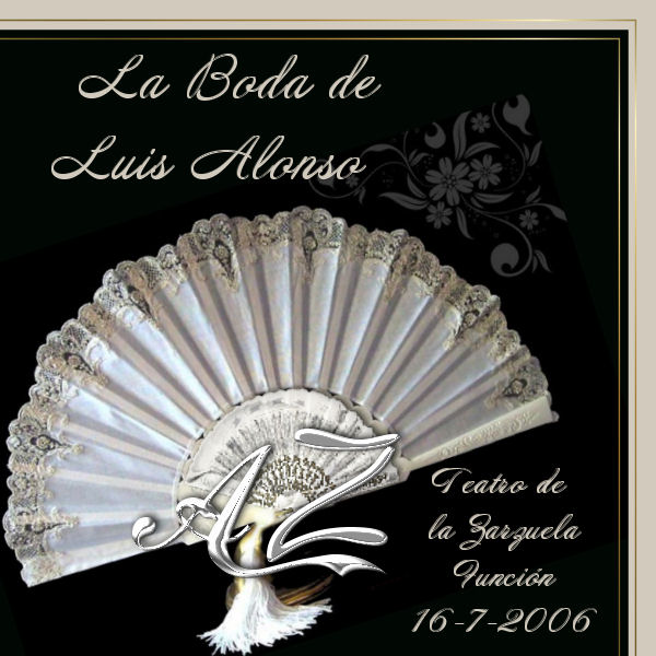 A TODA ZARZUELA LA BODA DE