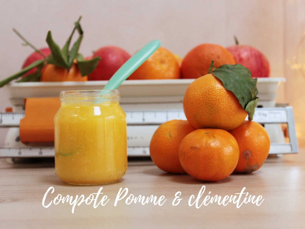 Mandy Bla Bla { Recette bébé} La compote de saison pomme & clémentine