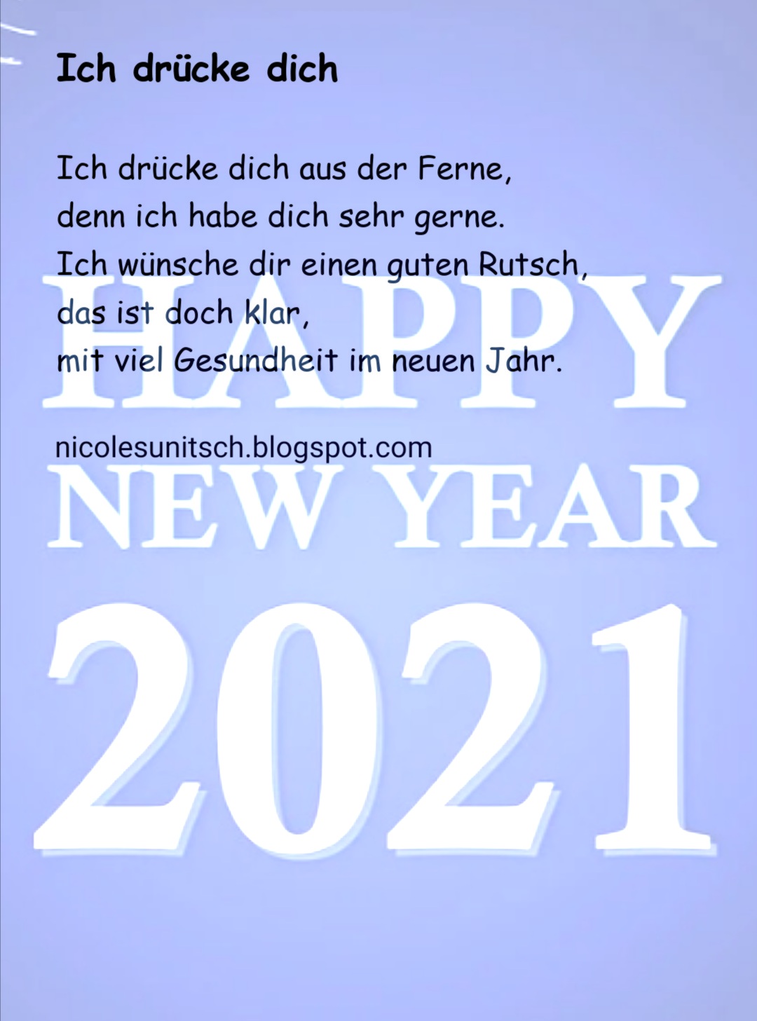 Gedichte von Nicole Sunitsch Autorin Ich drücke dich Prosit