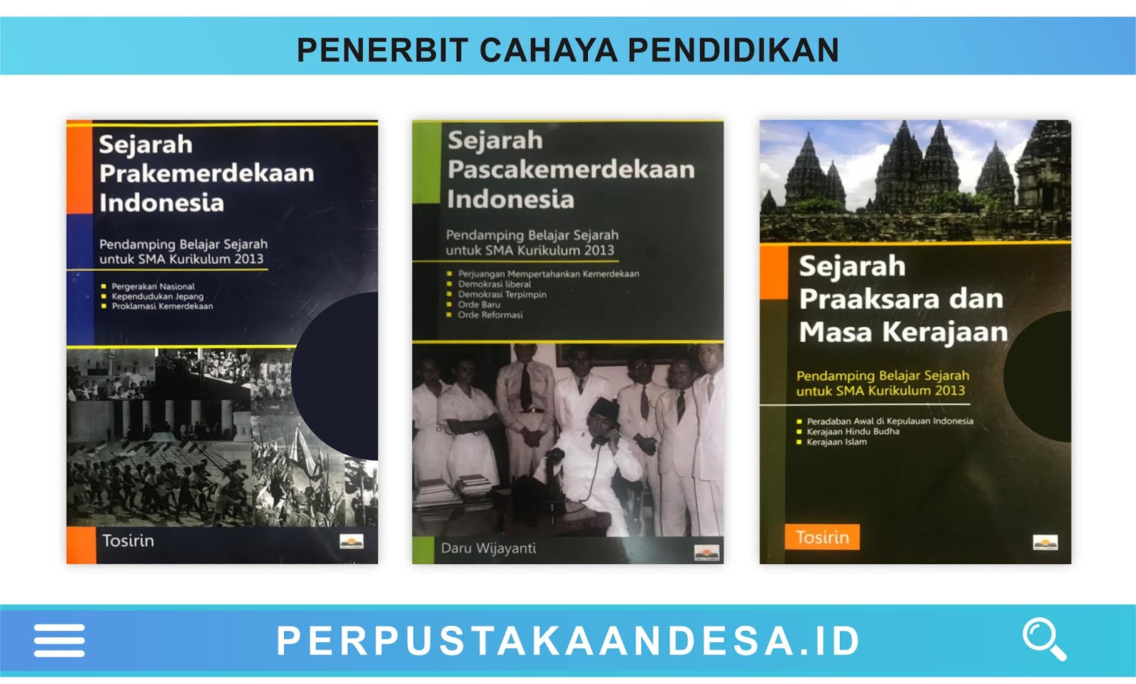 Daftar Judul Buku-Buku Penerbit Cahaya Pendidikan - Perpustakaan Desa