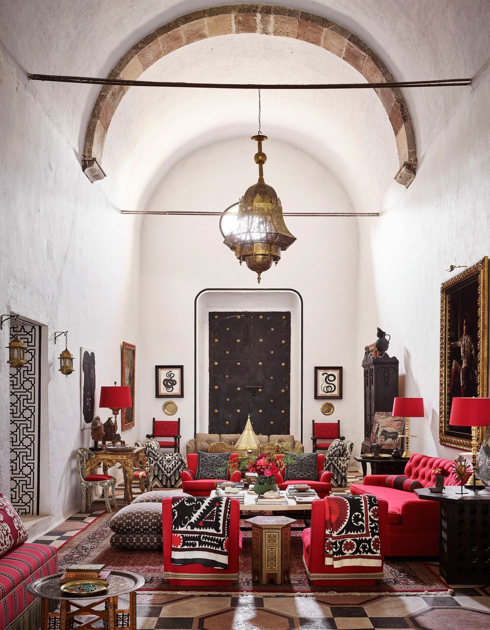 A colonial Mexican hacienda in eclectic style