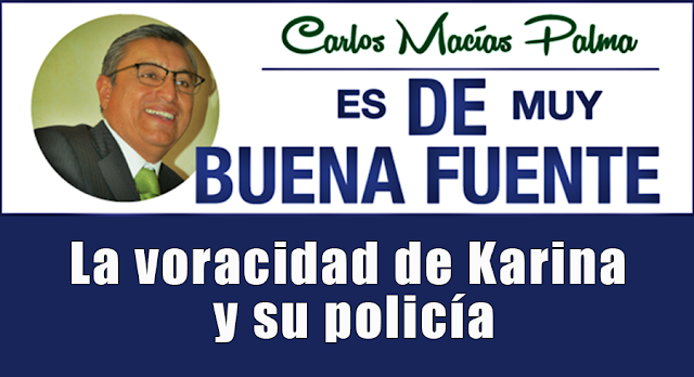 La voracidad de Karina y su policía