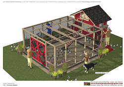 distance of chicken coop from house 1
