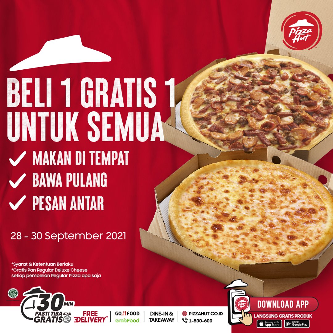 Hut 2021 pizza promotion