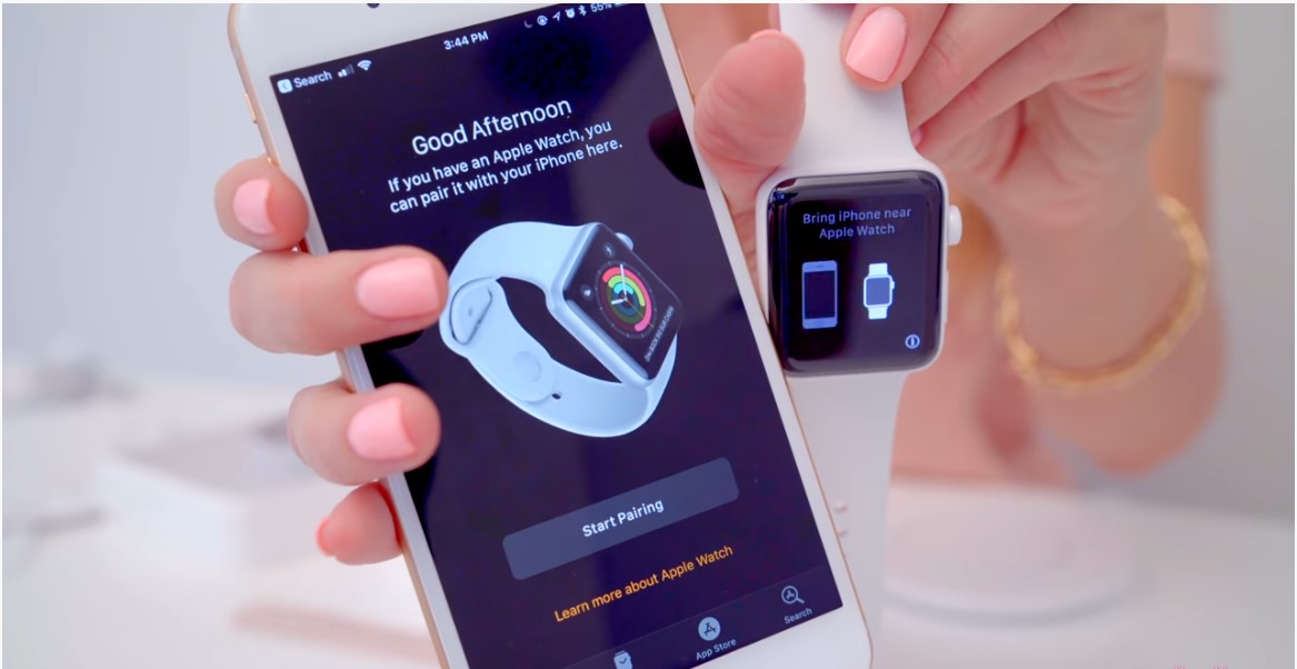 iphone watch series 3 pink