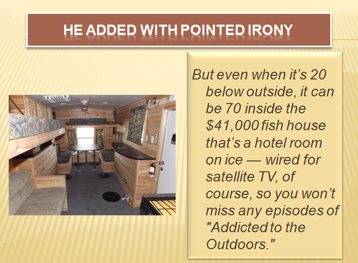 Retiring Guy's Digest 41,000 ice shanty provides all the comforts of home