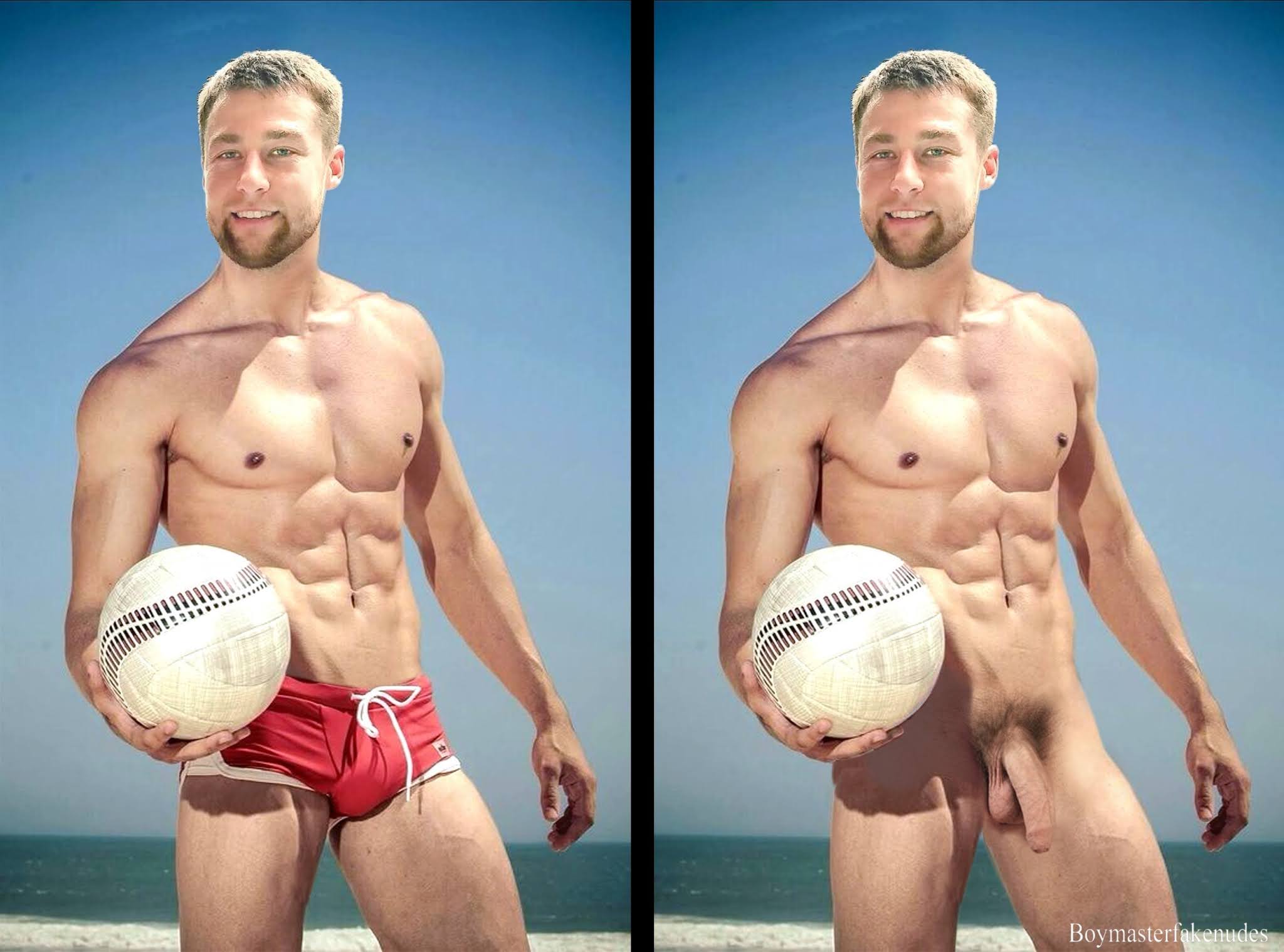 Nude Volleyball Player