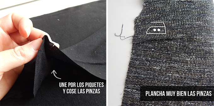 Diy pinzas chaqueta chanel