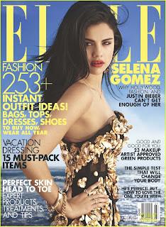 actress singer Selena Gomez Covers July 2012 Elle Magazine