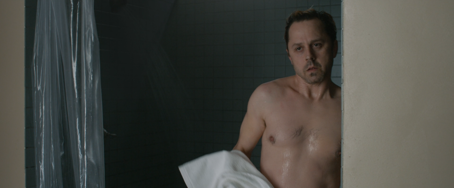 Aaron Taylor-Johnson, Giovanni Ribisi & Charles Parnell in A Million