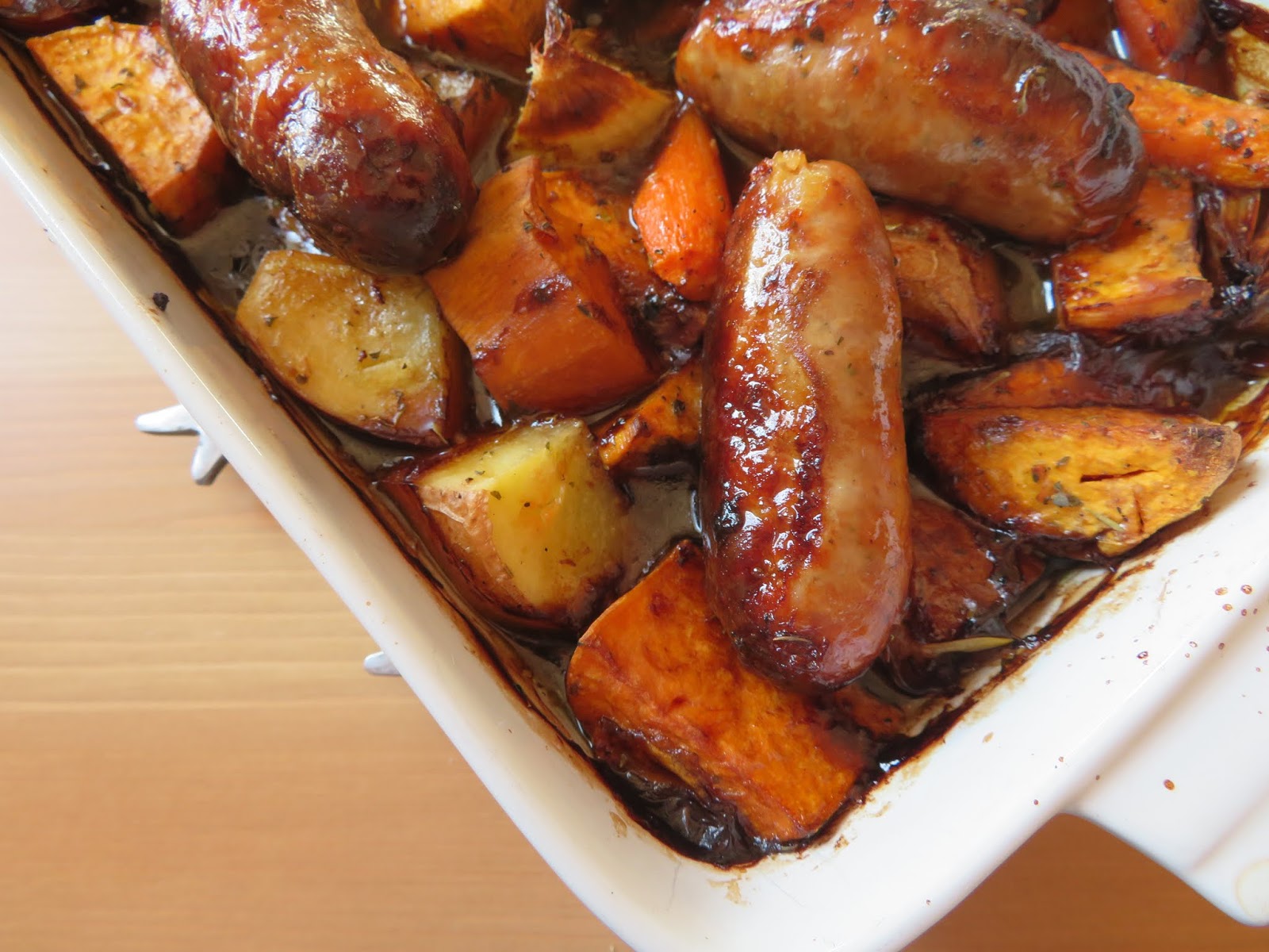 Sausage, Vegetable & Gravy Bake The English Kitchen