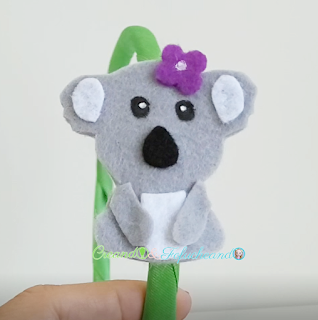 Diadema-de-koala-accesorios-para-niñas-Koalas-de-fieltro-creandoyfofucheando