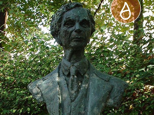 Bust Of Bertrand Russell-Red Lion Square-London