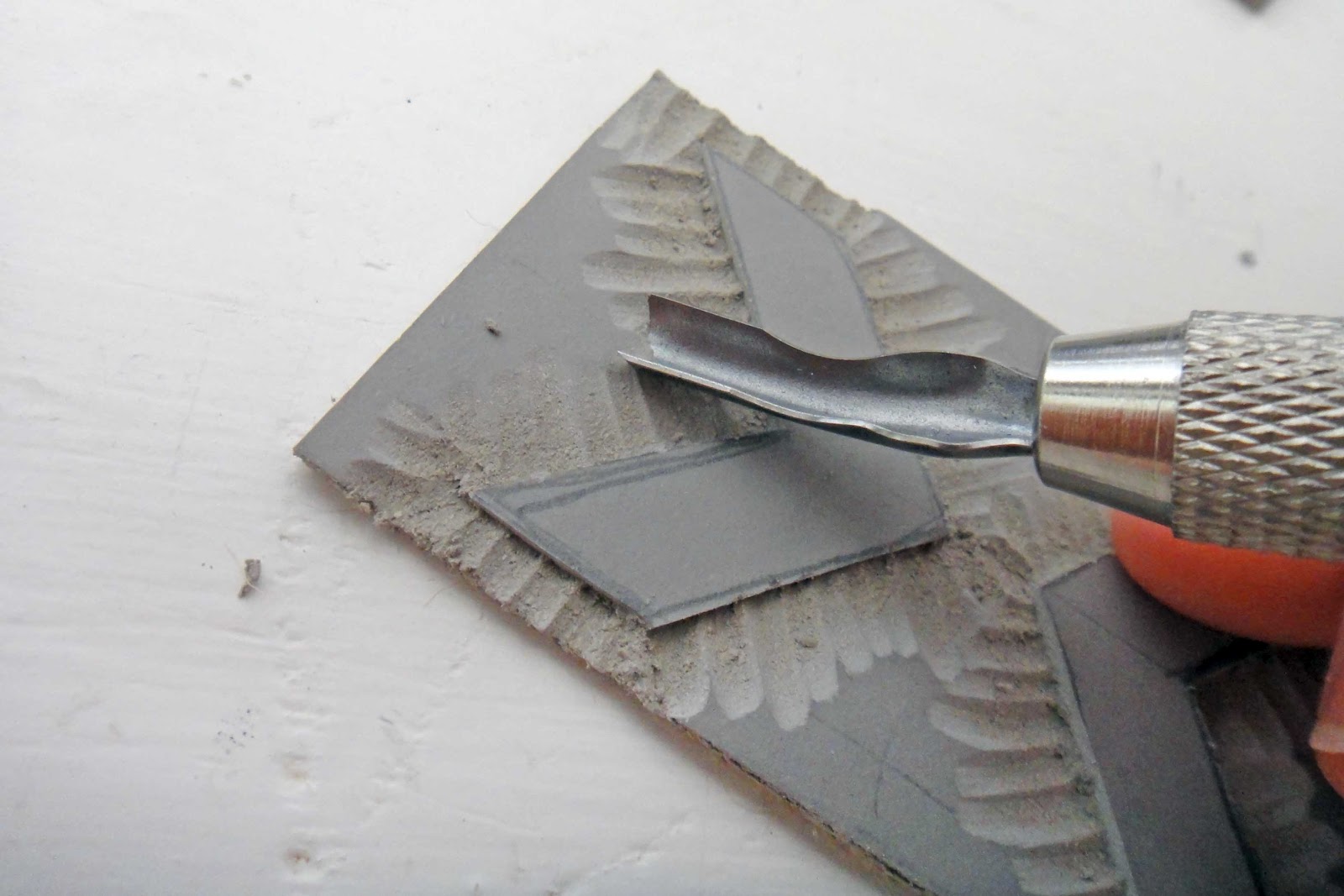 The Gilded Hare Tutorial How to Carve Linoleum Blocks
