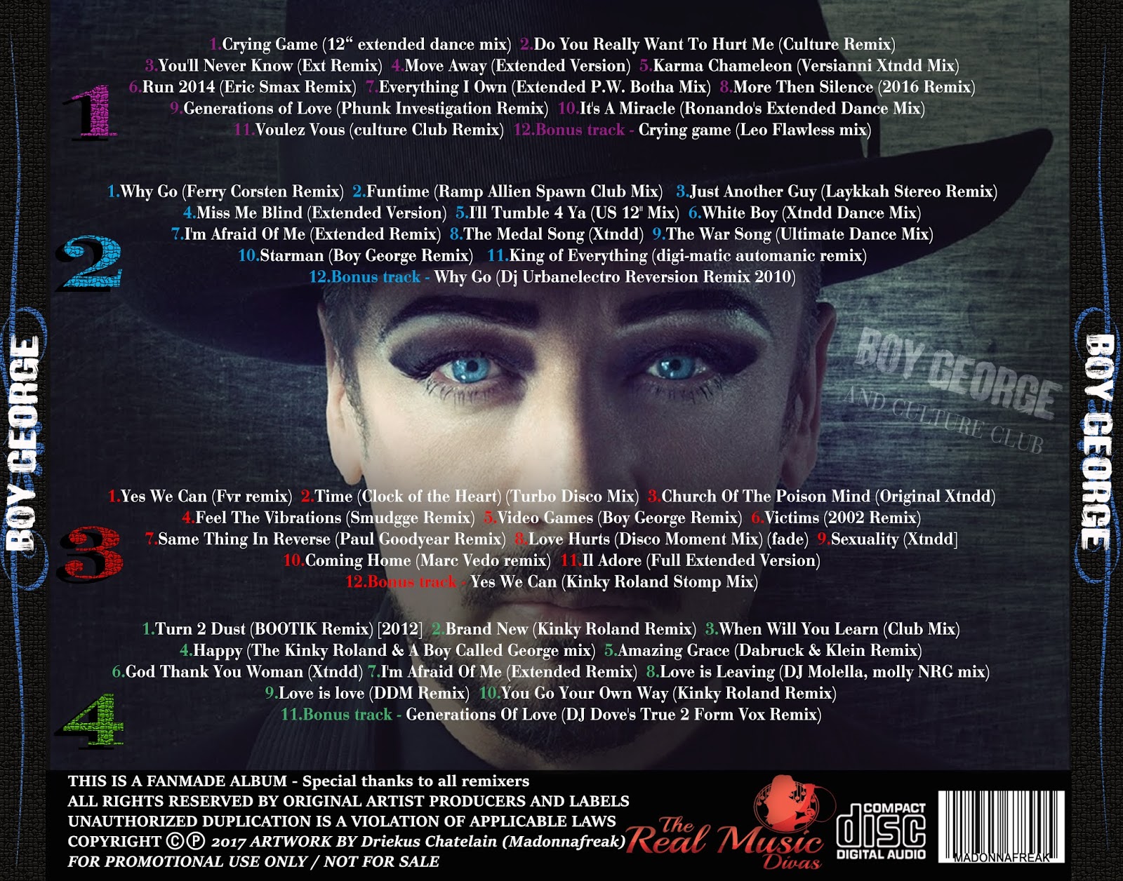 Madonnafreak Productions : Always Boy George (4cd's)