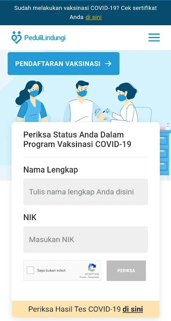 Cara Download Sertifikat Vaksin di aplikasi pedulilindungi/pedulilindungi.id