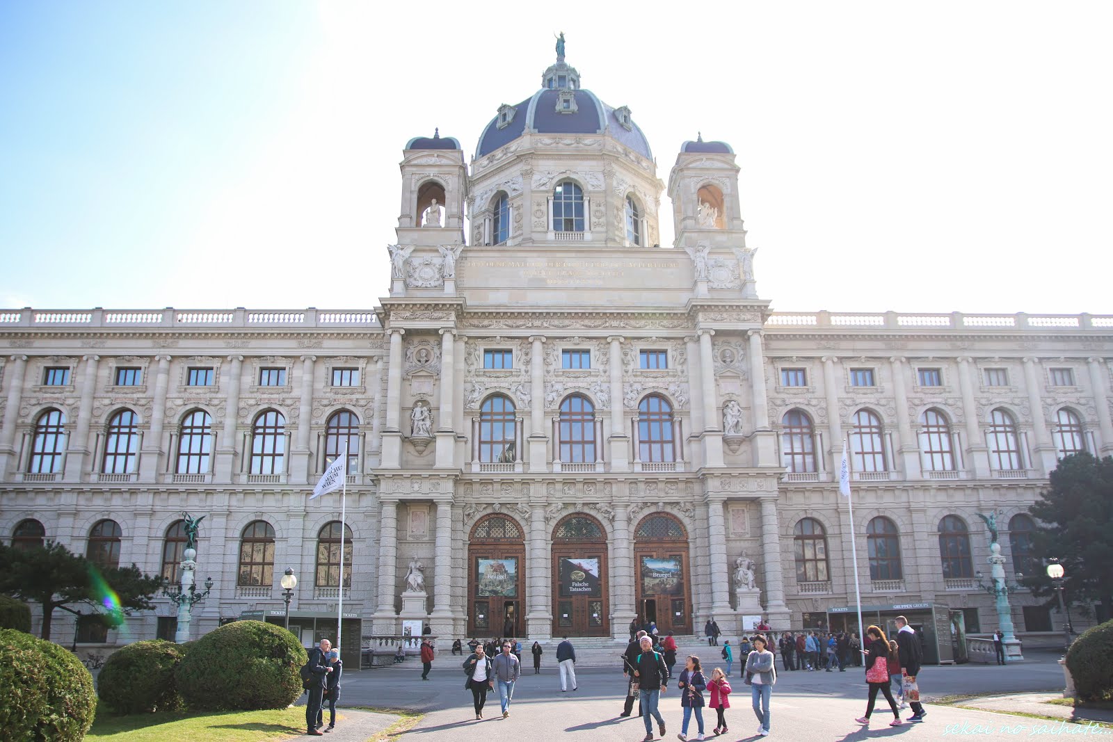 芸術の街ウィーン 美術史博物館は博物館自体が美しすぎた 世界一周40ヵ国目ウィーン