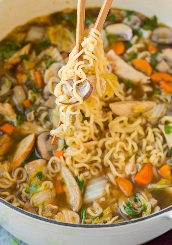 Asian Chicken Noodle Soup Alansdream 