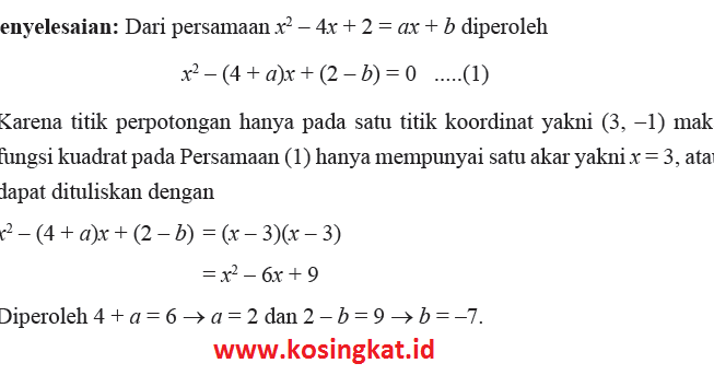 Kunci Jawaban Matematika Kelas 9 Halaman 115 116 Latihan 2 4 Kosingkat