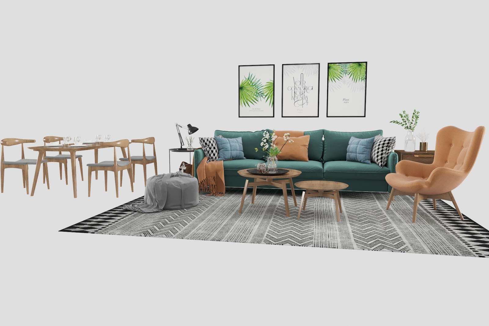 templates 3D: Living room