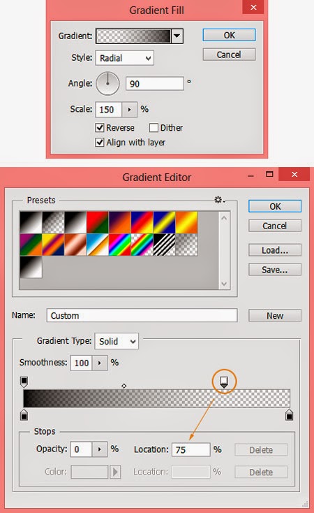 Belajar Edit Foto Fill Layer Gradient Photoshop CS6