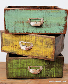 Stray Drawers Made From Pallet Wood