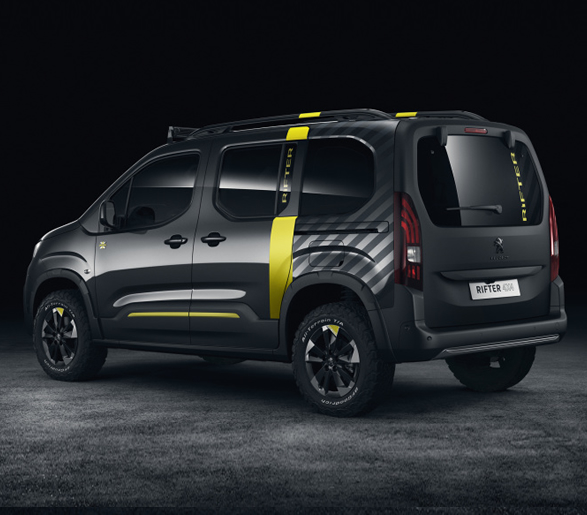 nesil macera araci peugeot rifter 4x4