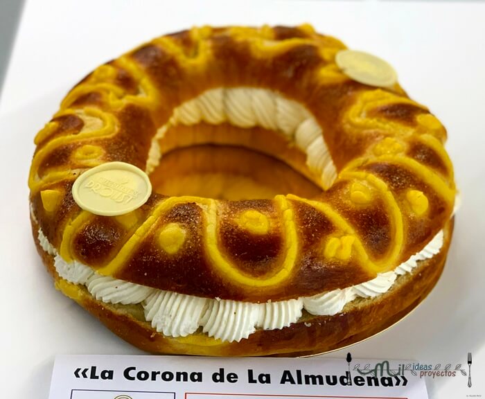 corona de la almudena pasteleria La magdalena de proust