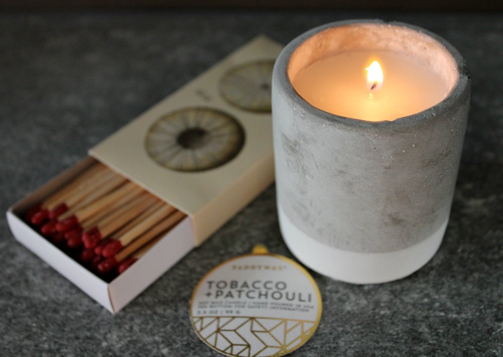 Fab Find of the Week Concrete Candle and Matches Pieces of a Mom