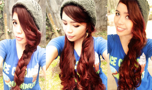 Beautyklove Quick And Easy Hairstyle For Beanies Curly Version beautyklove-quick-and-easy-hairstyle-for-beanies-curly-version