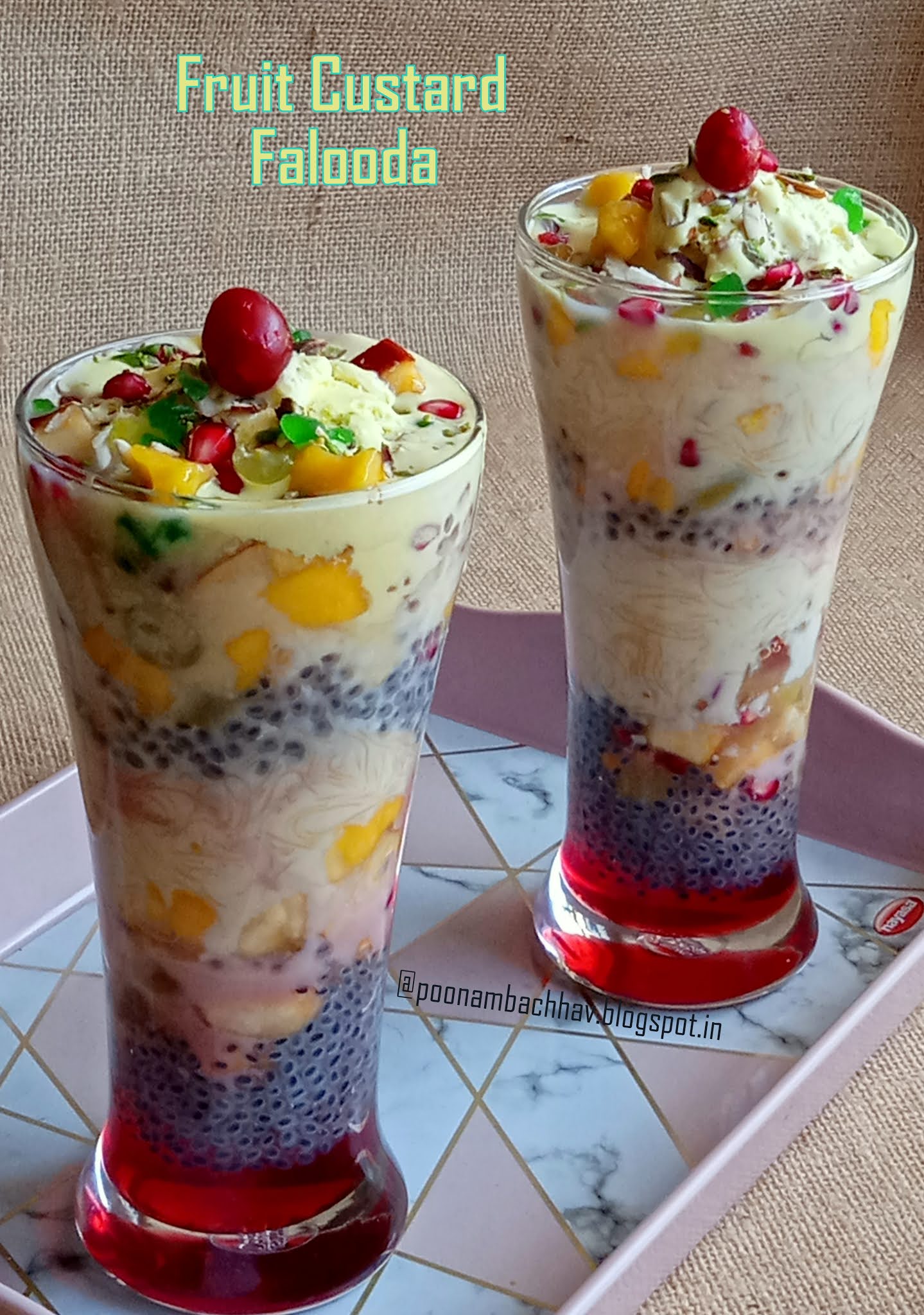 Annapurna Fruit Custard Falooda