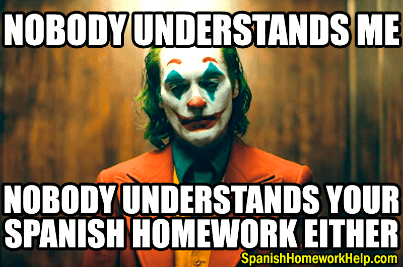 Easy spanish words image