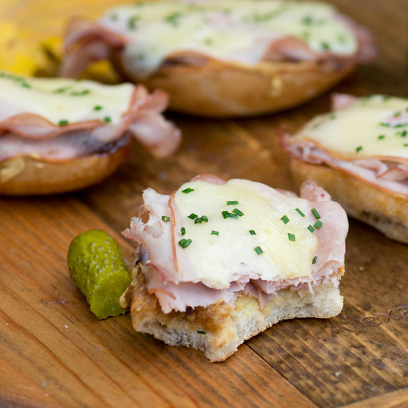 Savoring Time in the Kitchen Ham, Cheese, Apple Butter and Dijon Sandwiches