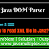 How to read XML file in Java using DOM Parser?