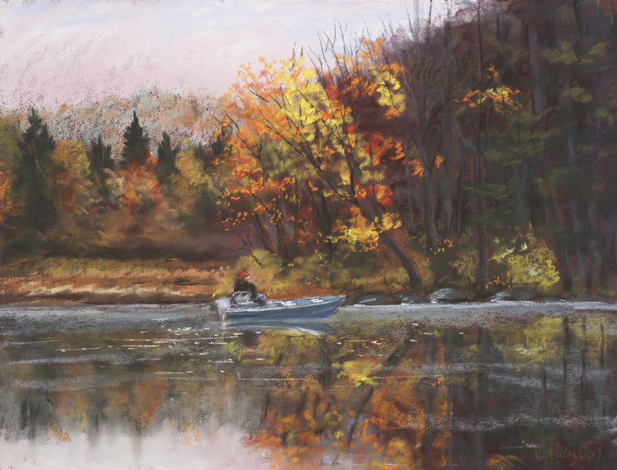 Fall Fishing, 18x24  $1800.  ©2017