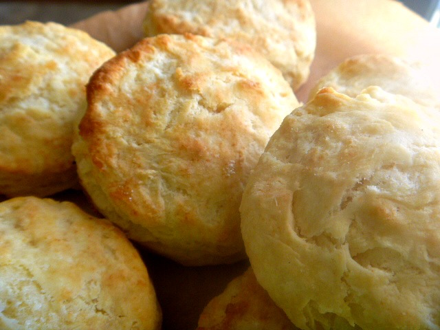 How to EAT a scone: take one hot scone, split open and spread with butter or jelly so it's ooooozing out the sides and dripping on your fingers as you eat it. - Slice of Southern