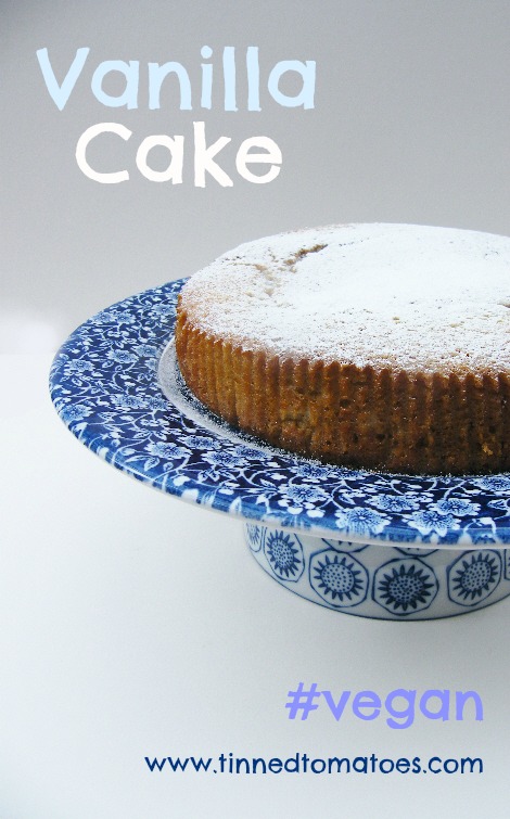 Vegan Vanilla Cake | Tinned Tomatoes