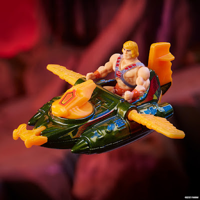 San Diego Comic-Con 2021 Exclusive Masters of the Universe Wind Raider vs Land Shark Set by Hot Wheels x Mattel