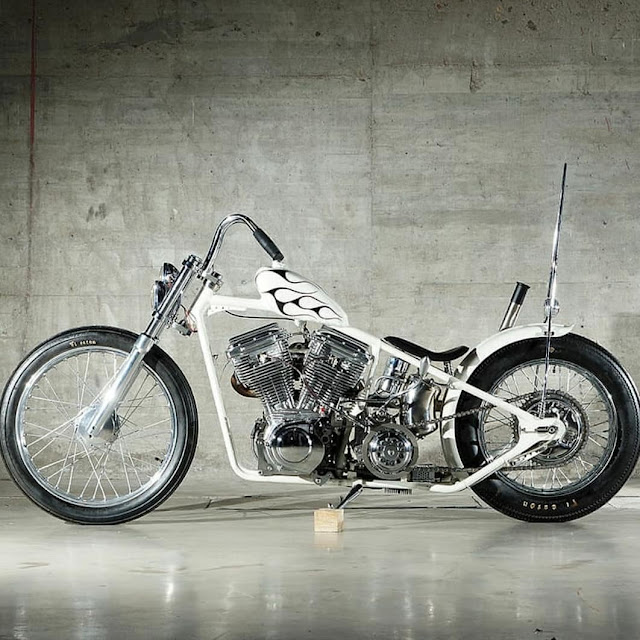 Harley Davidson Sportster By Greasy Bobber Speed Shop Hell Kustom