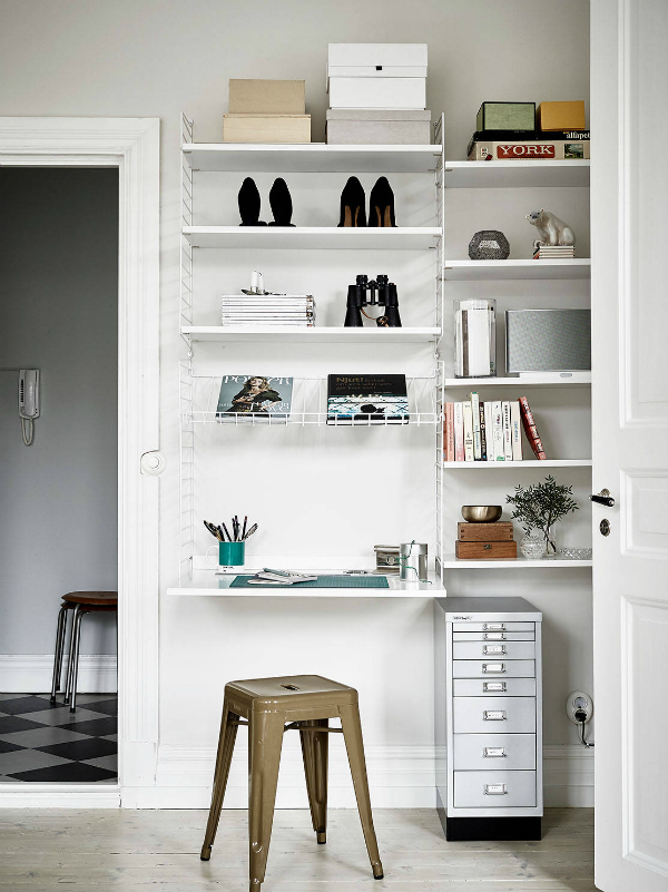 Una pequeña oficina en casa | Decoración