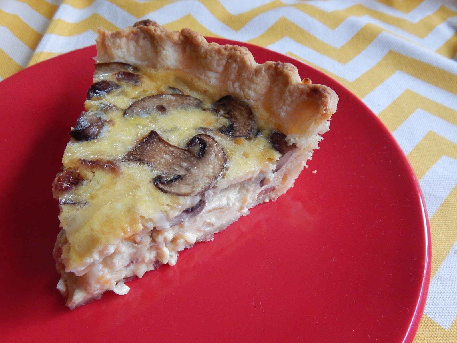 The Nerdy Chef Mushroom & Caramelized Onion Quiche