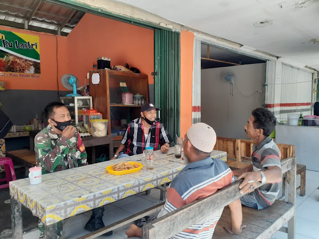 Babinsa Komunikasi Sosial Bersama Warga Binaan