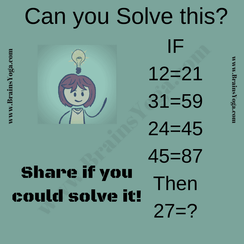 Hard Logical Problem with Answer