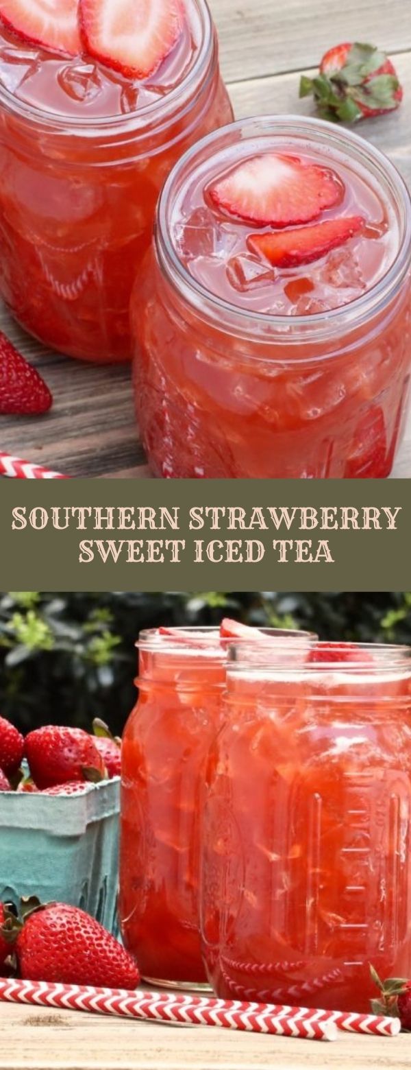 SOUTHERN STRAWBERRY SWEET ICED TEA