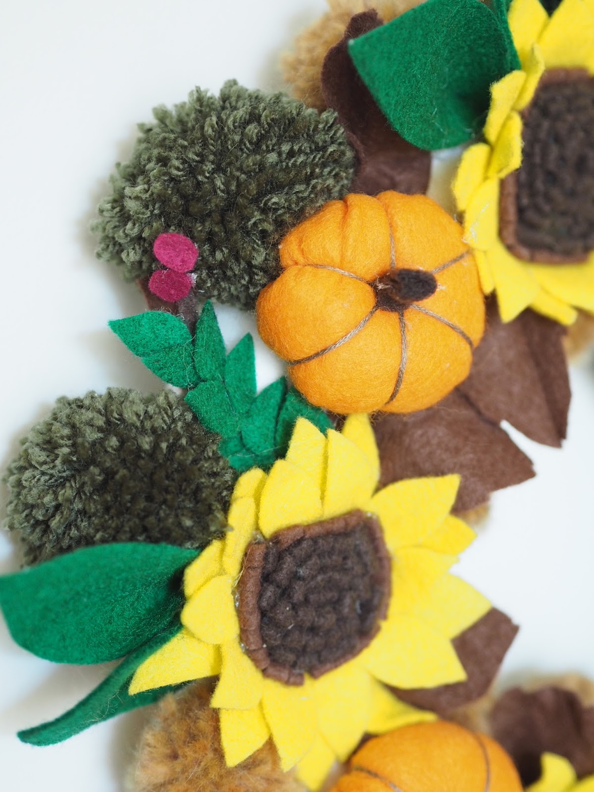 Image of Autumn Vibes 30 Handmade Felt Flowers