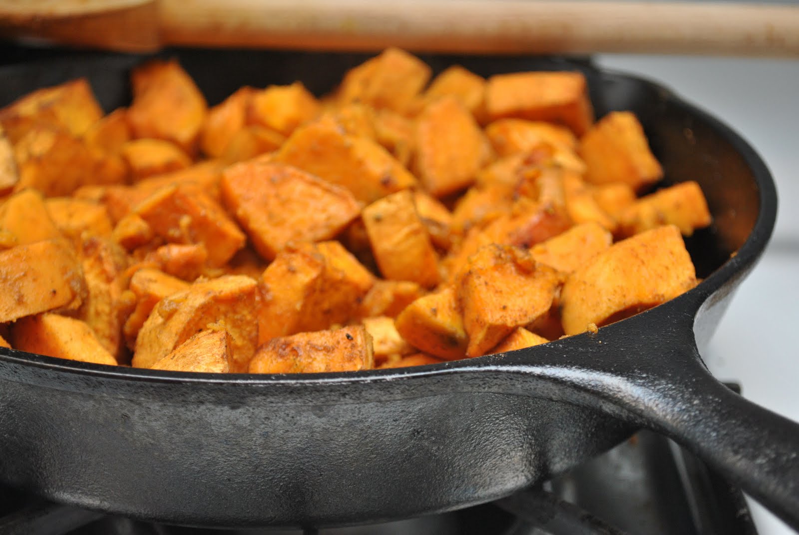 My Table, Their Table Cumin Honey Sweet Potatoes