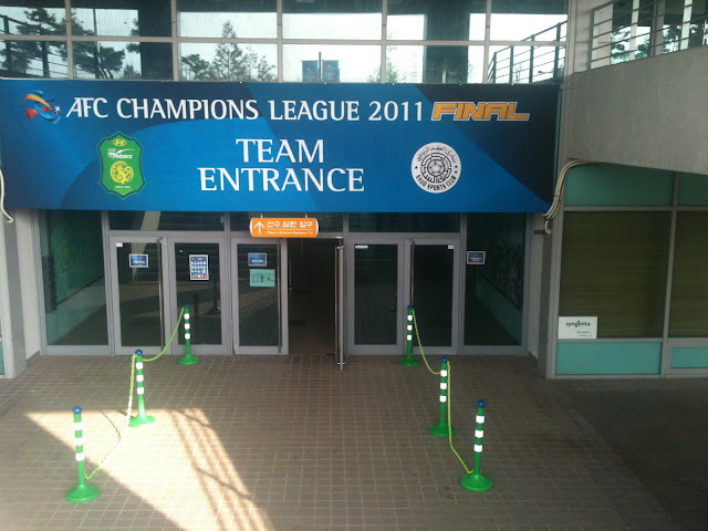 Jeonju World Cup Stadium before kick-off