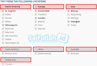 Cara Cek Kecepatan Blog atau Website dari 25 Negara Sekaligus