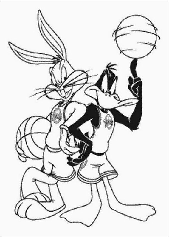 gangster daffy duck coloring pages - photo #30